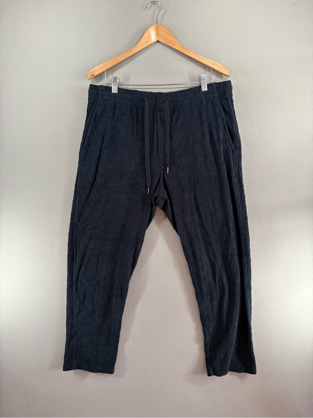 Todd Snyder Men Terry Beach SweetPant Size L Black Cotton Comfy Relaxed Nwt